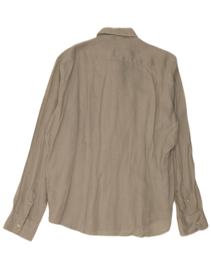 Camicia da uomo Conte of Florence 2XL Lino grigio
