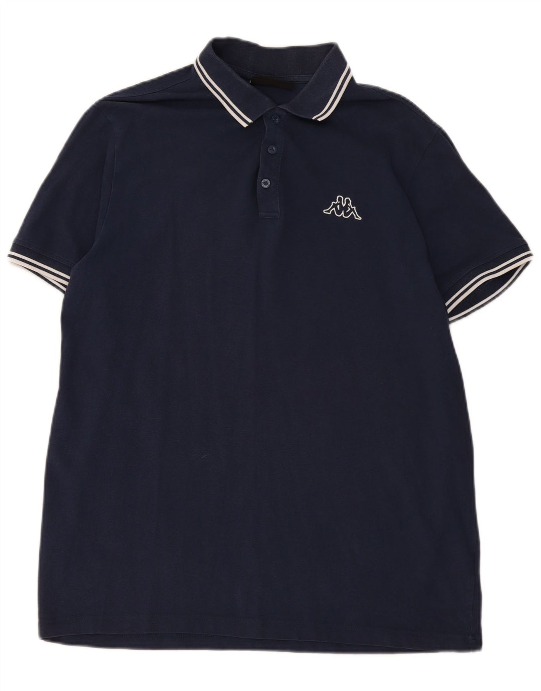 Polo Kappa da uomo XL in cotone blu navy