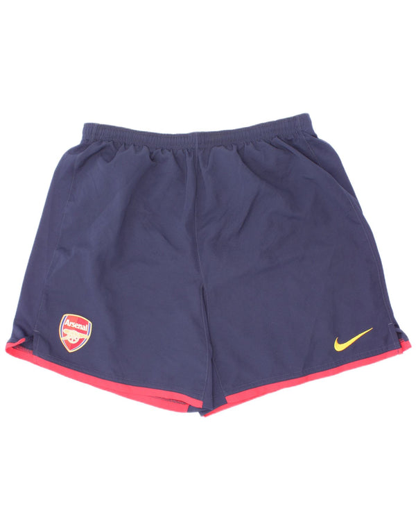 Pantaloncini sportivi Nike Arsenal da ragazzo 13-14 anni XL Poliestere a righe blu navy