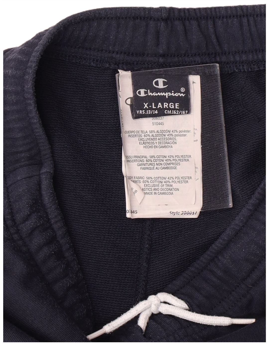 CHAMPION Pantaloni da tuta con grafica da ragazzo Joggers 13-14 anni Blu navy