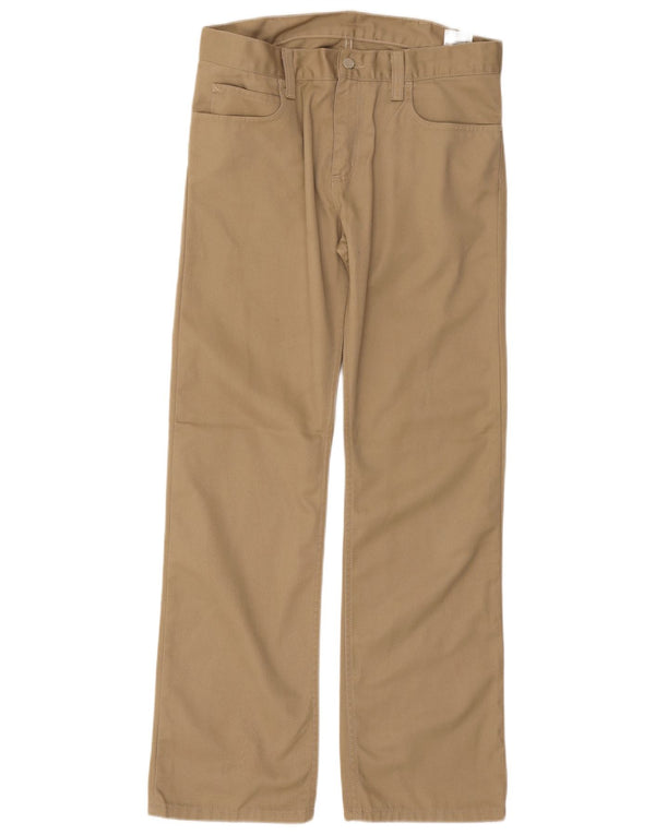Pantaloni casual bootcut da uomo CARHARTT W32 L34 Poliestere beige