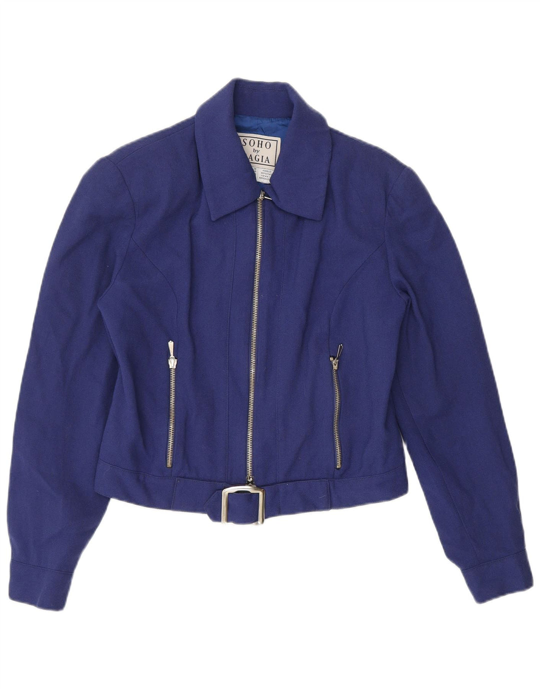 Giubbotto bomber Soho da donna Magia UK 10 piccolo blu navy