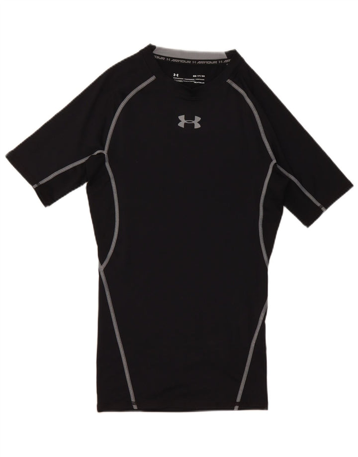 Maglietta grafica da donna Under Armour Top UK 8 Small Poliestere nero