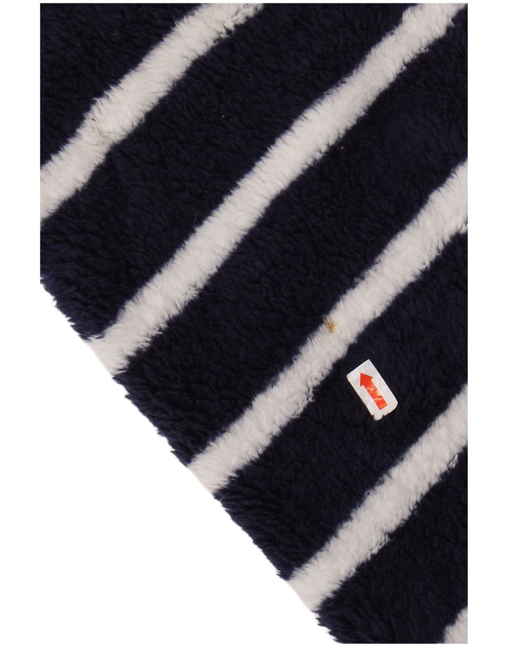 MOUNTAIN WAREHOUSE Maglione in pile da donna UK 18 XL a righe blu navy