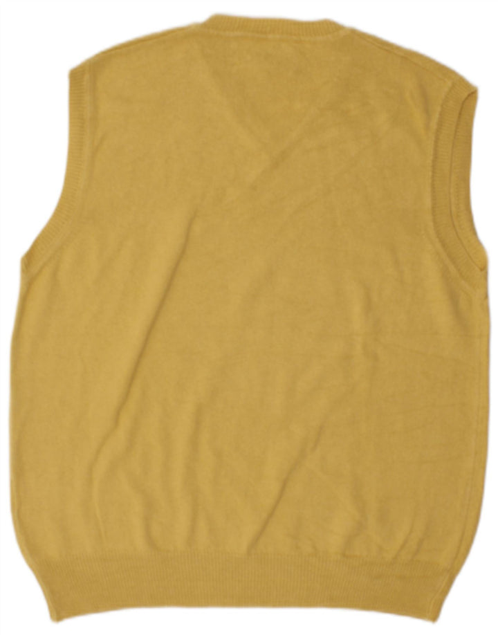 Canottiera da uomo Marlboro Classics grande in cotone giallo