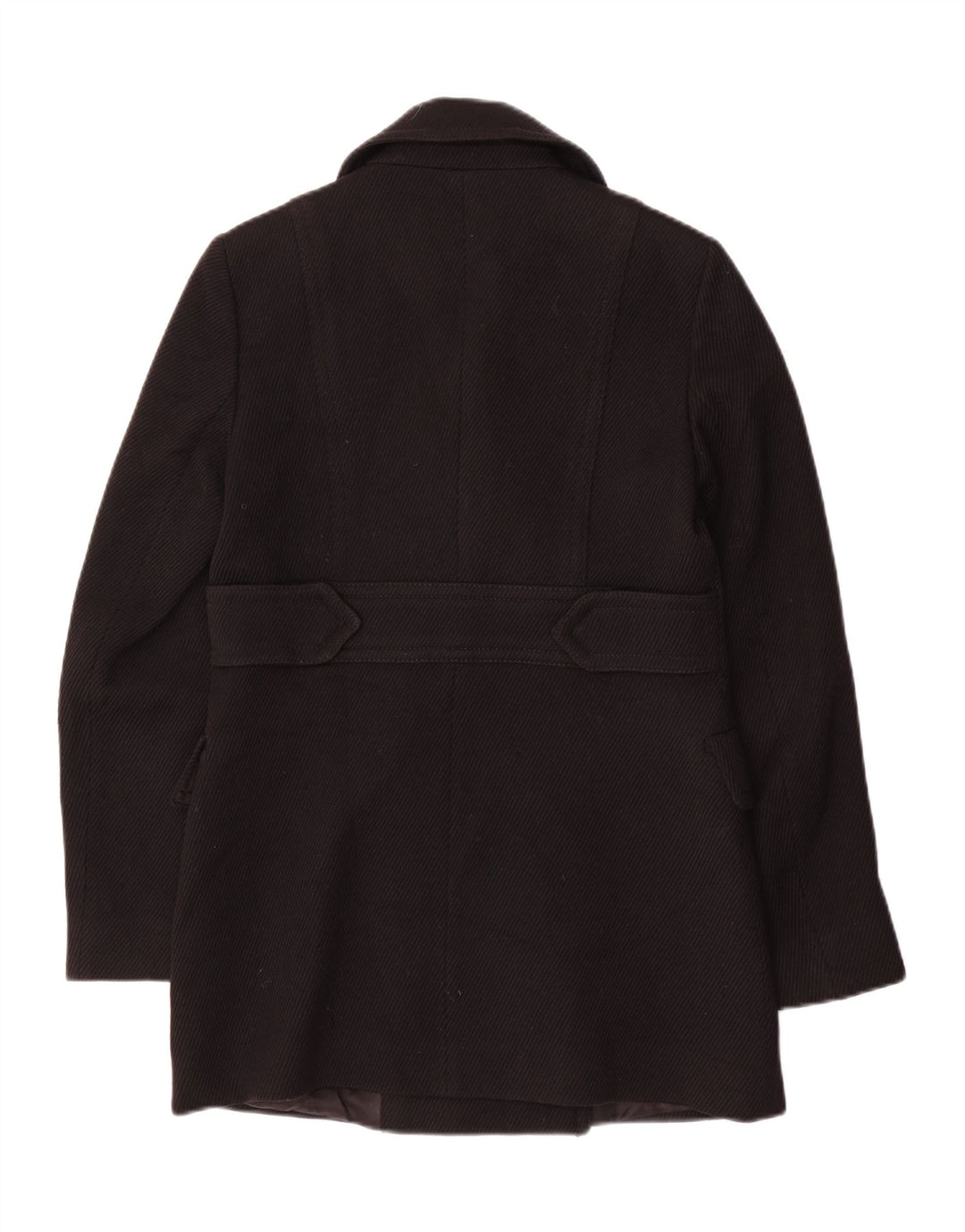 Cappotto doppiopetto da donna Massimo Dutti EU 38 piccolo in lana nera