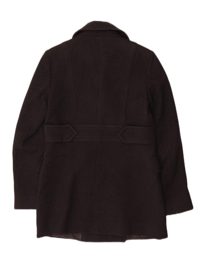 Cappotto doppiopetto da donna Massimo Dutti EU 38 piccolo in lana nera