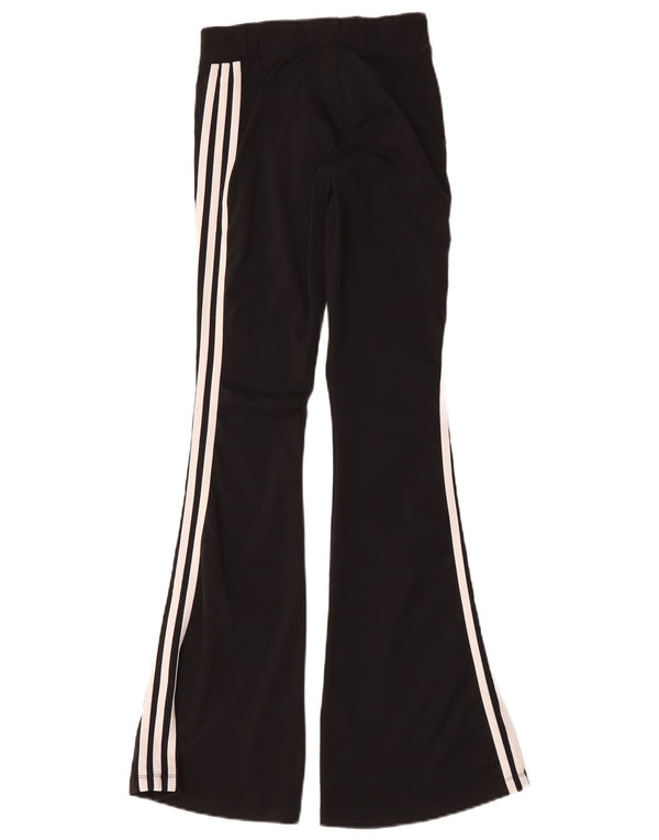 Leggings Adidas da donna Flare UK 8/10 Piccolo poliestere nero
