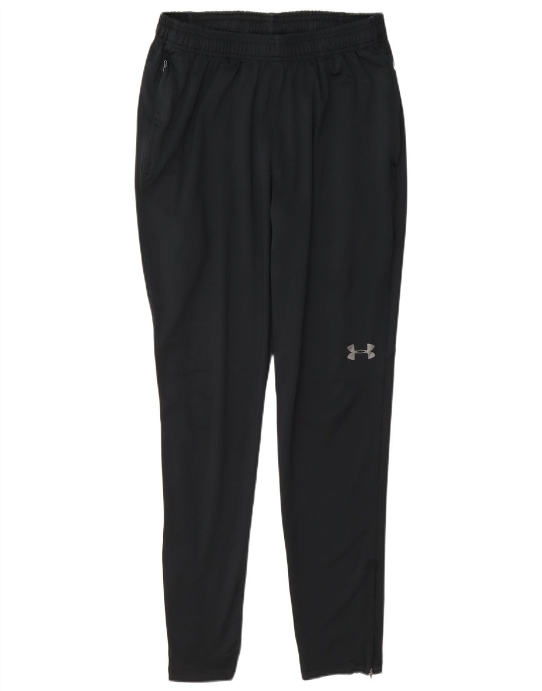 Pantaloni da tuta aderenti da uomo Under Armour medio poliestere blu navy