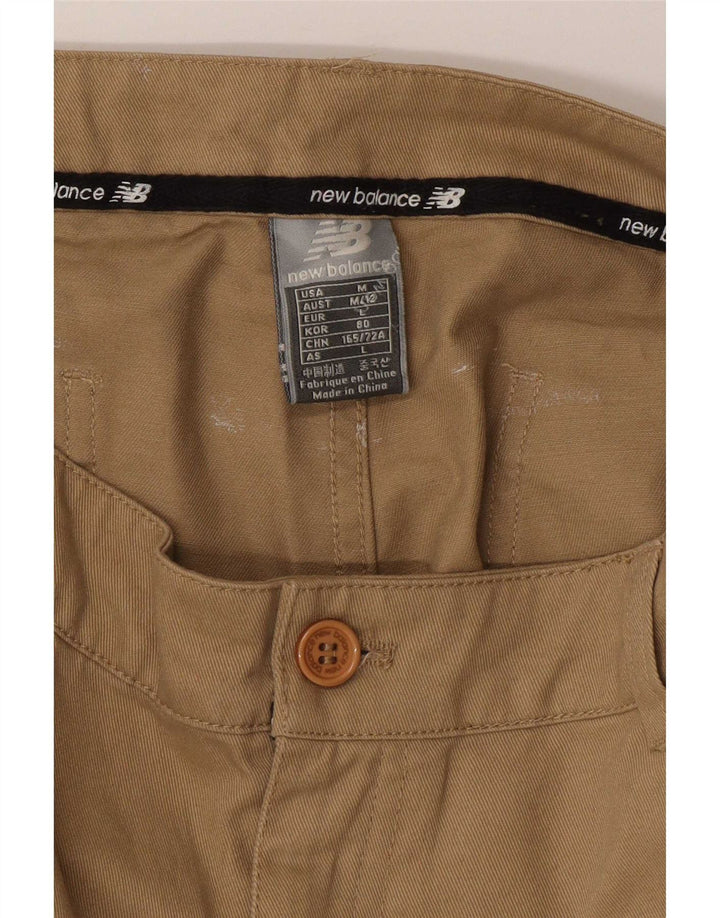 Pantaloni Capri da donna New Balance medi W32 L18 cotone beige