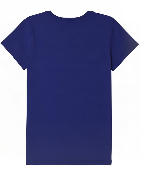 T-shirt grafica da donna Guess Top UK 8 Small Blu