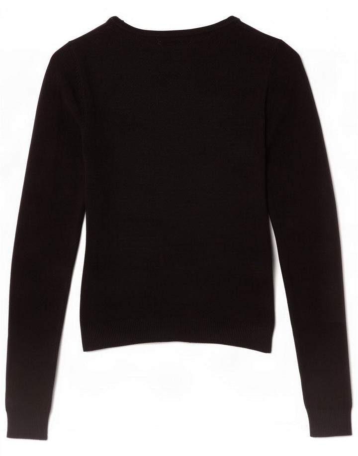 Camicetta da donna Zara Top UK 14 grande rayon nero