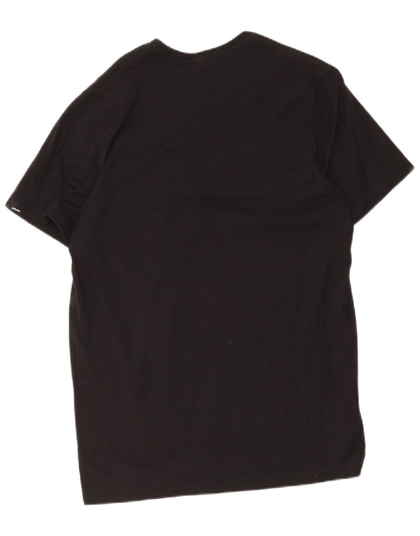 T-shirt grafica alta da uomo Adidas Top XL in cotone nero