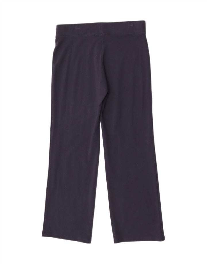 Pantaloni da tuta da donna Marks & Spencer UK 12 cotone blu navy medio