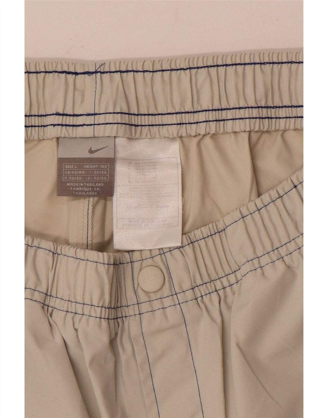 Pantaloncini sportivi Nike Bermuda da uomo UK 42/44 Large Beige Poliestere