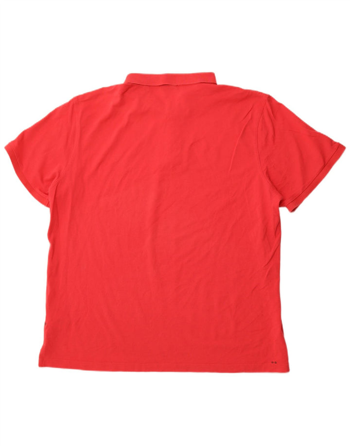 Polo GANT da uomo regolare 4XL in cotone rosso