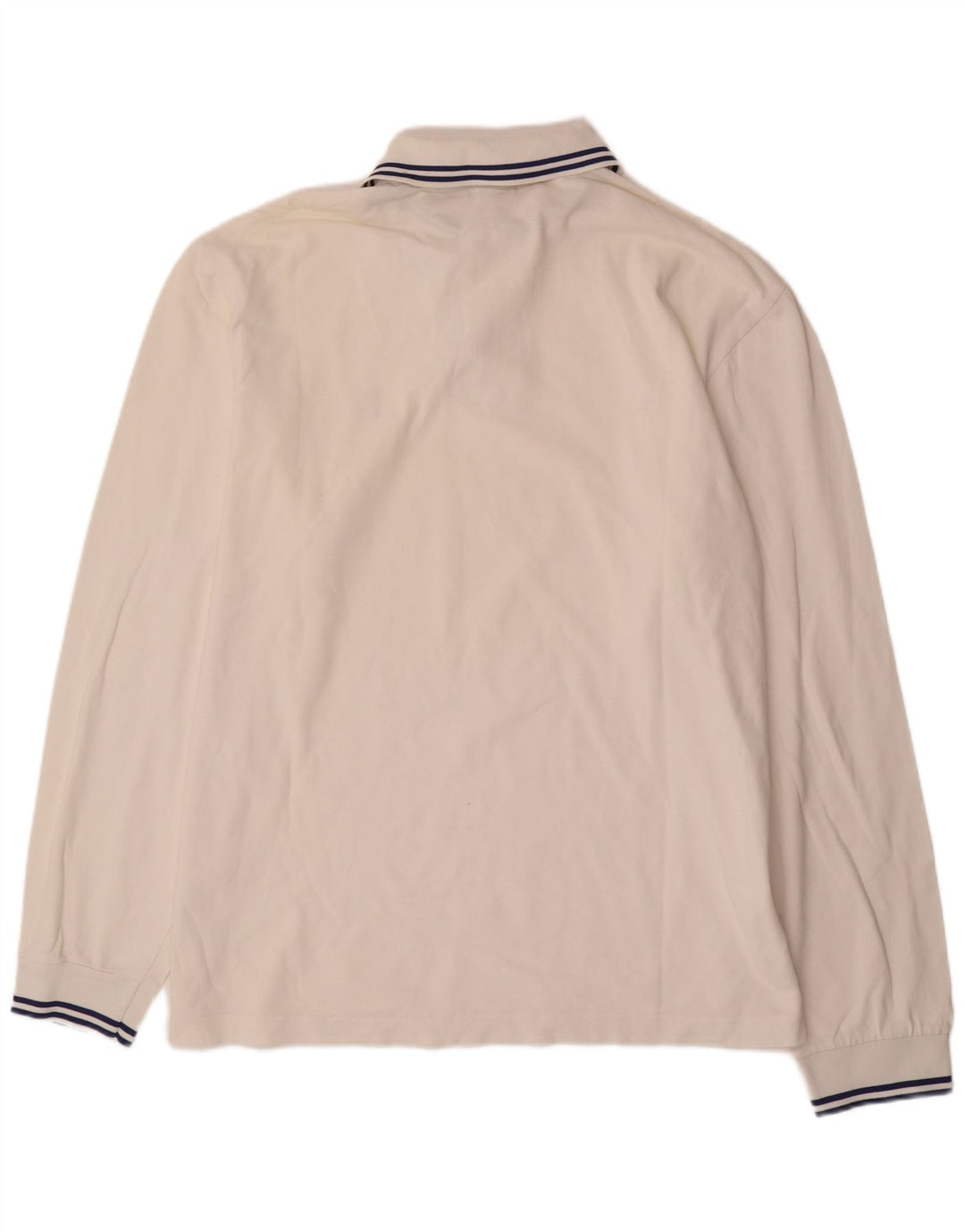 MARINA YACHTING Polo manica lunga da uomo 3XL cotone bianco