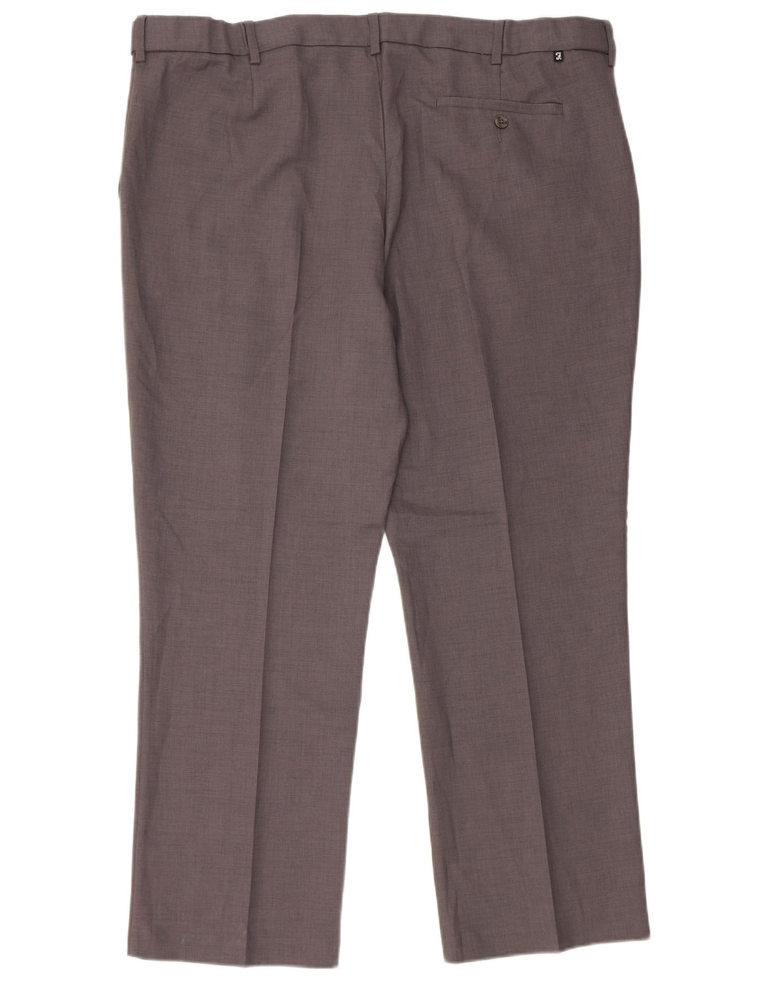 Pantaloni chino dritti da uomo Farah W42 L29 poliestere grigio
