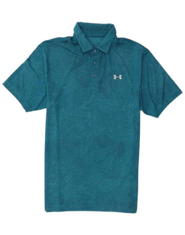 Polo Under Armour da uomo Heat Gear piccola blu