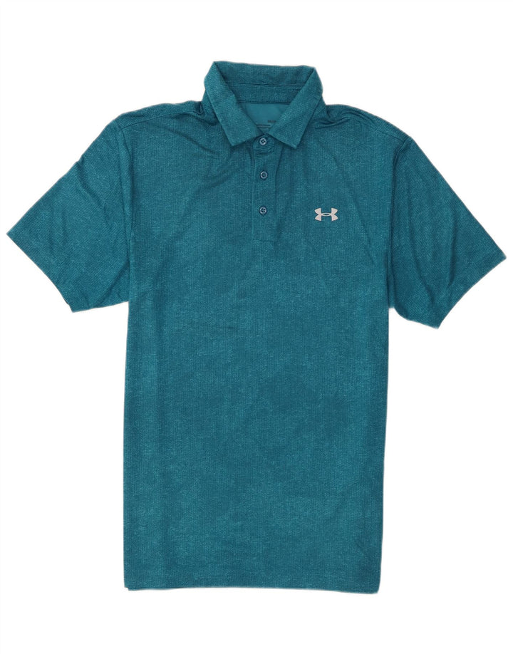 Polo Under Armour da uomo Heat Gear piccola blu