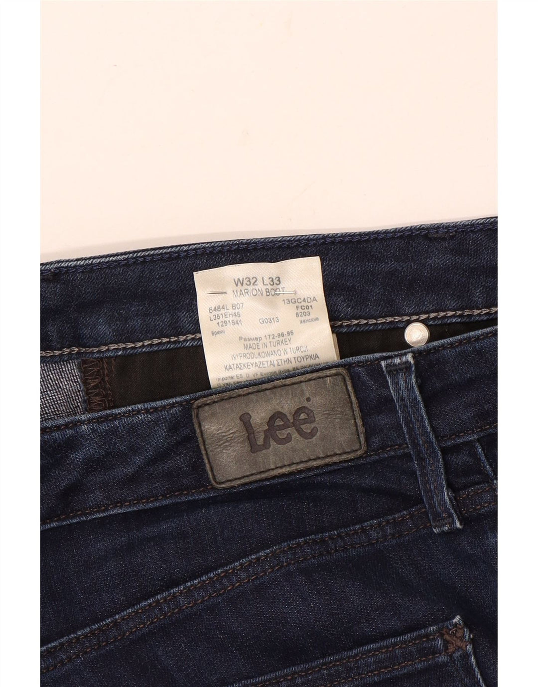 Jeans Lee Marion Bootcut da donna W32 L27 cotone blu navy