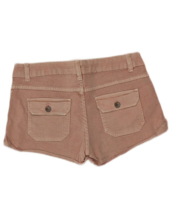 Pantaloncini di jeans Trafaluc da donna Zara EU 38 piccoli W28 cotone rosa