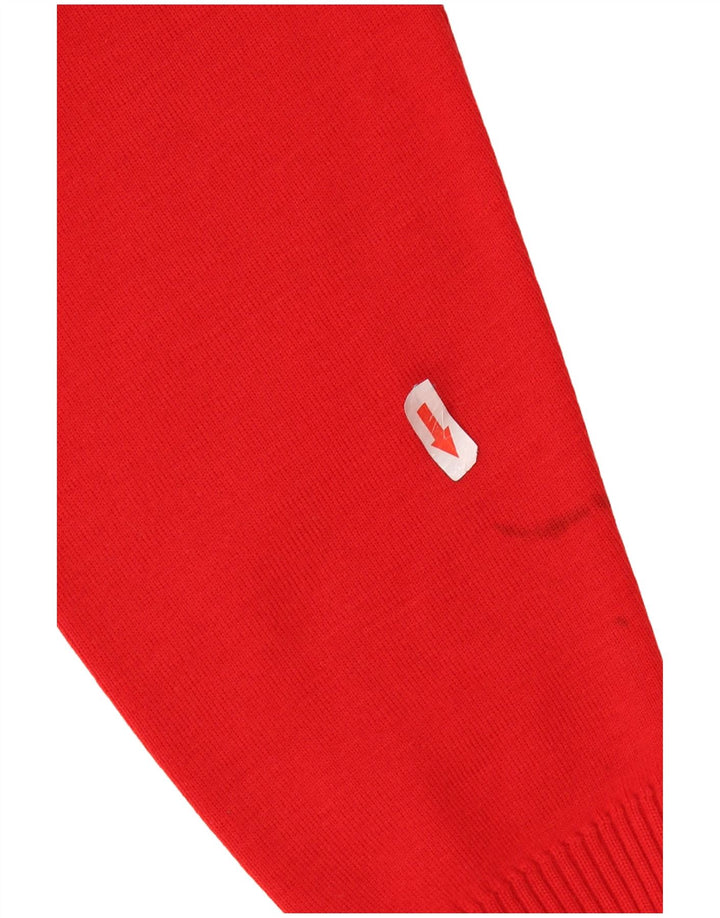 PAUL & SHARK Maglione da uomo girocollo stile yachting in lana vergine rosso medio