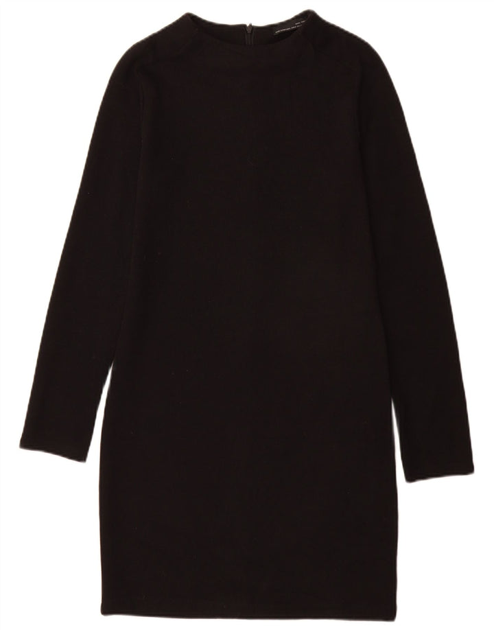 Abito maglione Zara da donna UK 12 cotone nero medio