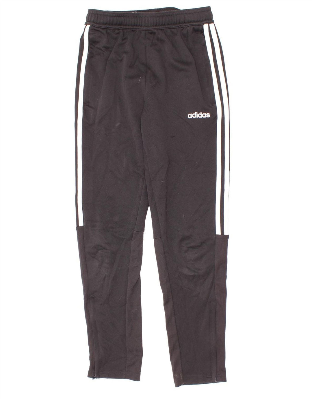 Pantaloni della tuta Adidas Climalite da ragazzo 11-12 anni in poliestere nero