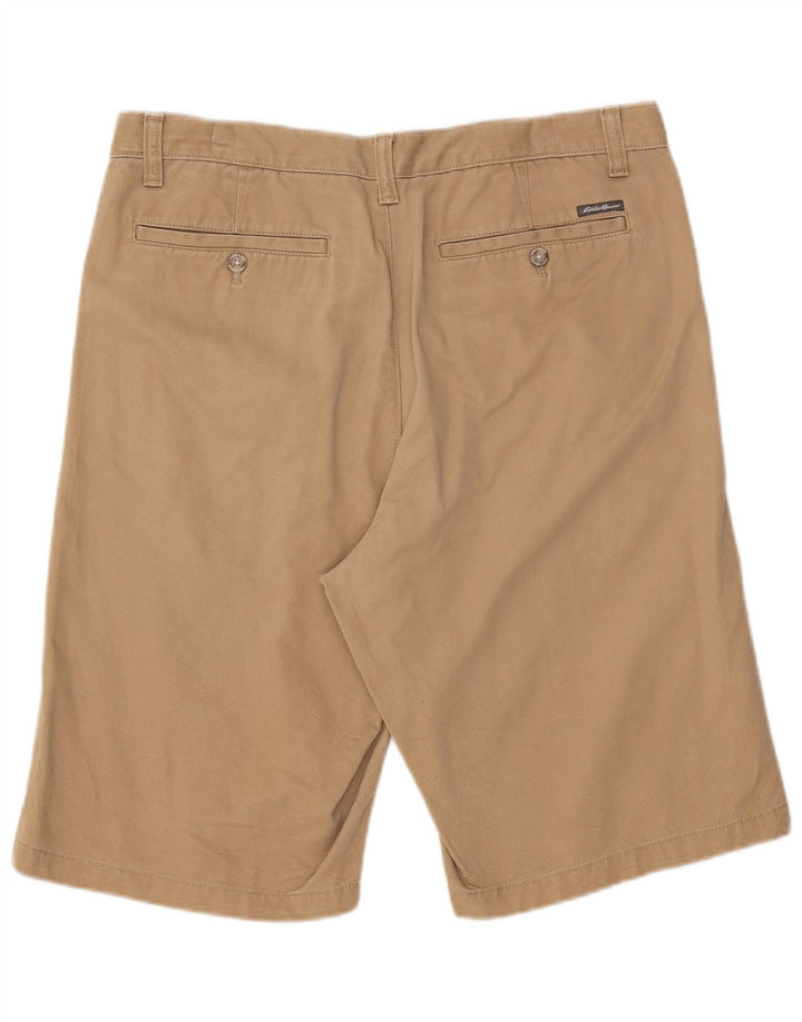 Pantaloncini chino da uomo EDDIE BAUER W34 grandi in cotone beige