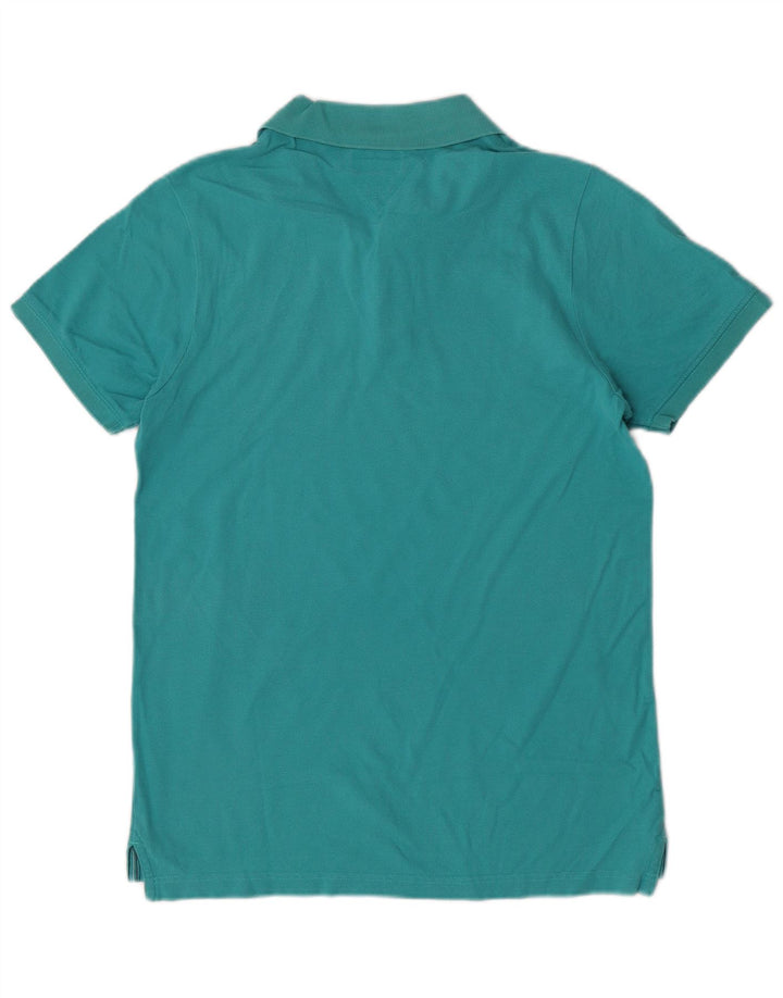 Polo da uomo Tommy Hilfiger grande turchese