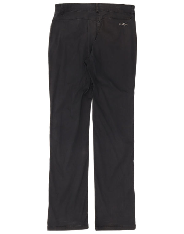 Pantaloni casual dritti da donna Chervo IT 46 Large W30 L32 Cotone blu navy