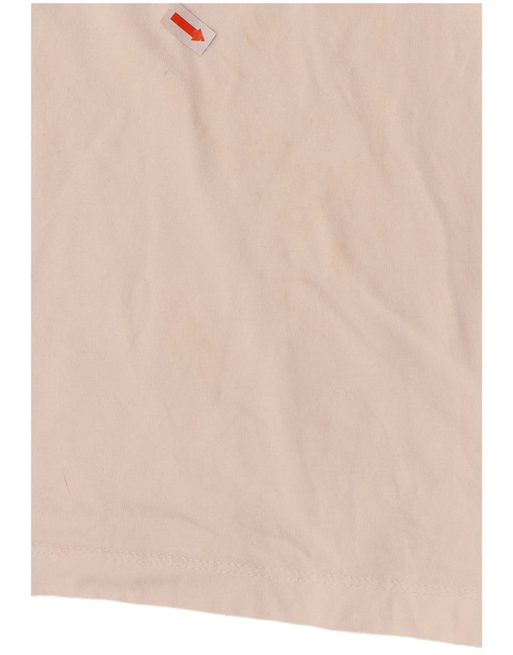 T-shirt grafica da uomo Diadora Top in cotone color block bianco medio