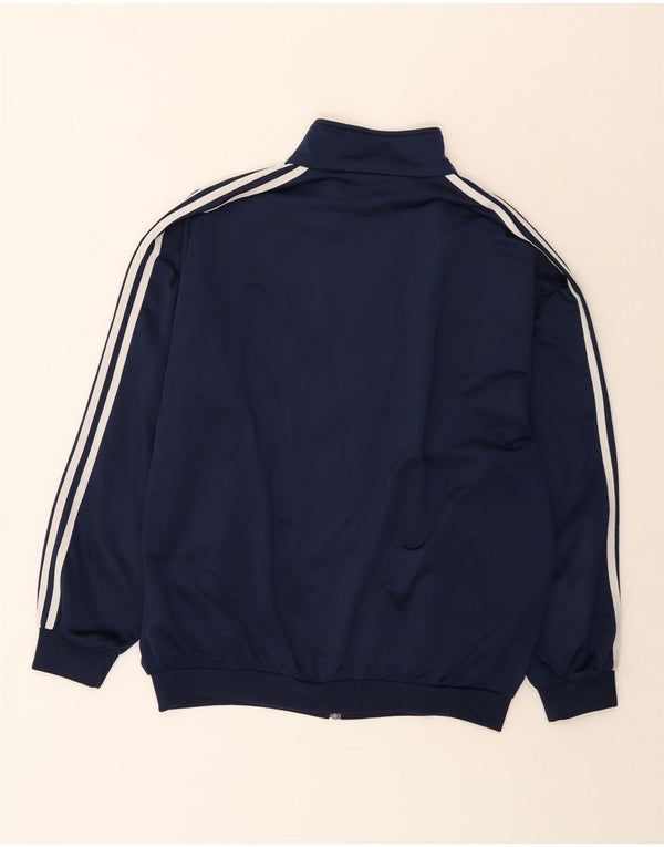Giacca da tuta da uomo Adidas UK 44/46 Large Blu Navy Poliestere