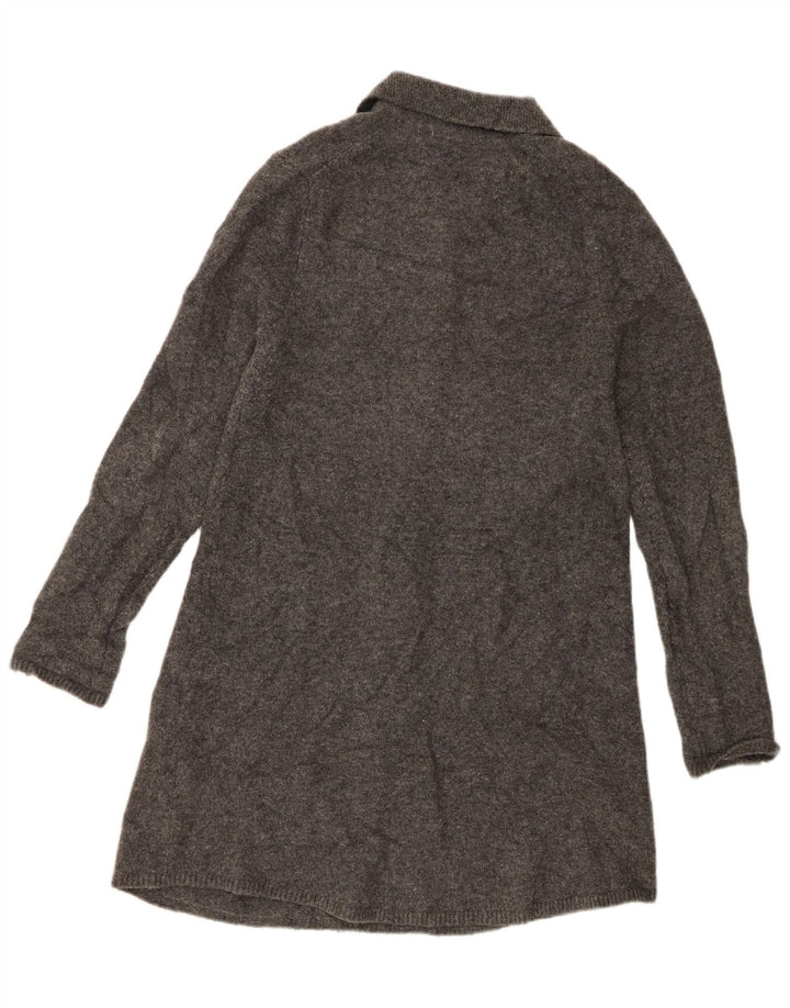 Abito maglione da donna Zara UK 14 grande poliestere grigio