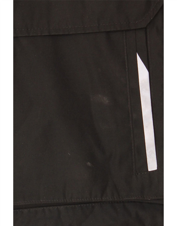 Giacca da sci con cappuccio da uomo Marks & Spencer UK 40 Large Black Colourblock