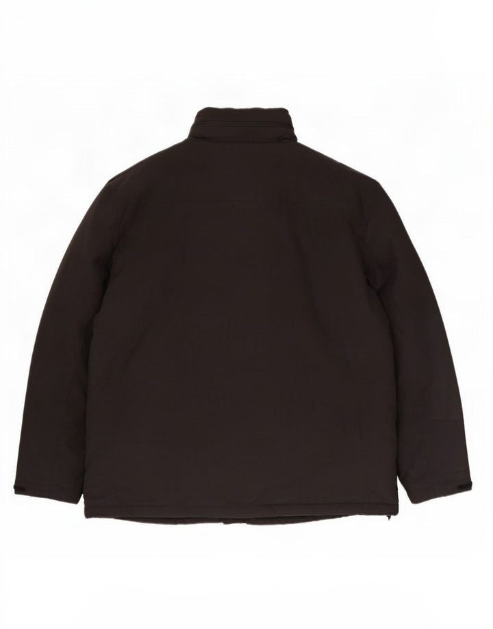 Giacca a vento con cappuccio da uomo Marks & Spencer UK 44 2XL Poliestere nero