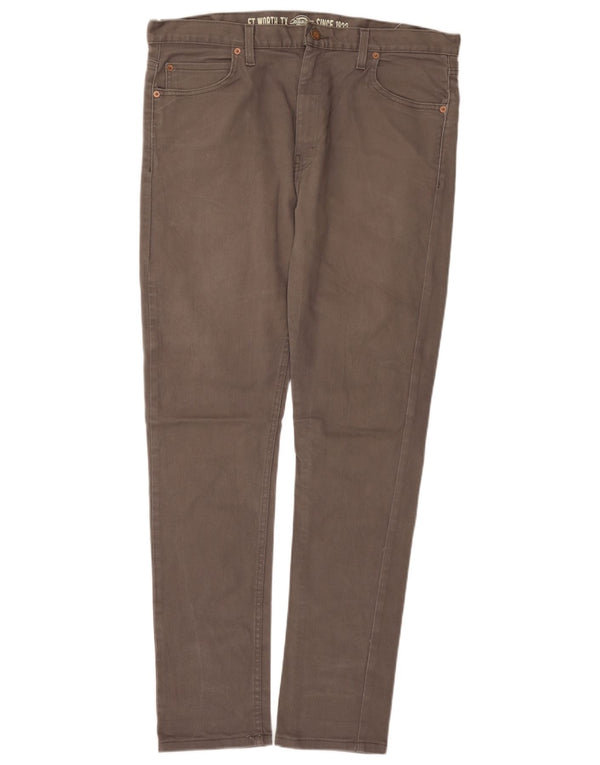 Jeans skinny da uomo Dickies W36 L32 cotone grigio