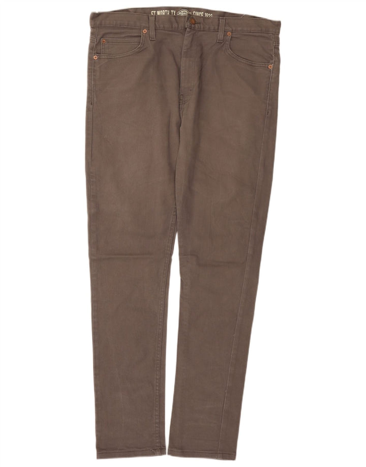 Jeans skinny da uomo Dickies W36 L32 cotone grigio