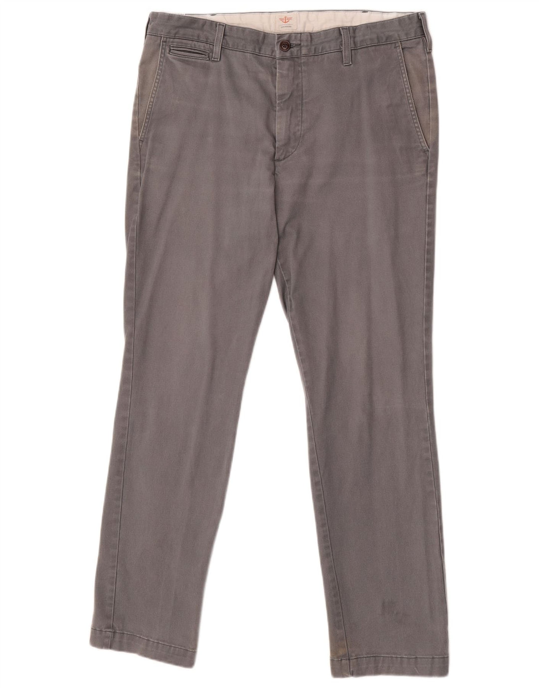 Pantaloni casual slim da uomo Dockers W36 L30 cotone grigio