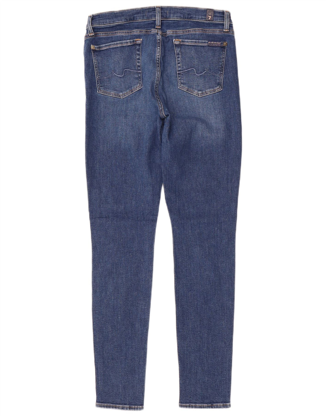 7 For All Mankind Jeans skinny da donna W30 L30 Poliestere blu