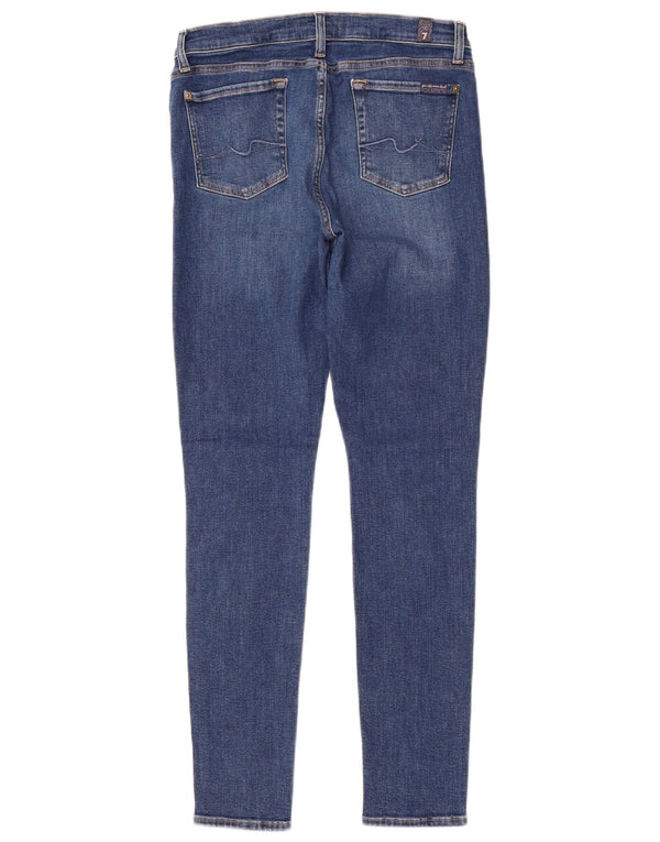 7 For All Mankind Jeans skinny da donna W30 L30 Poliestere blu