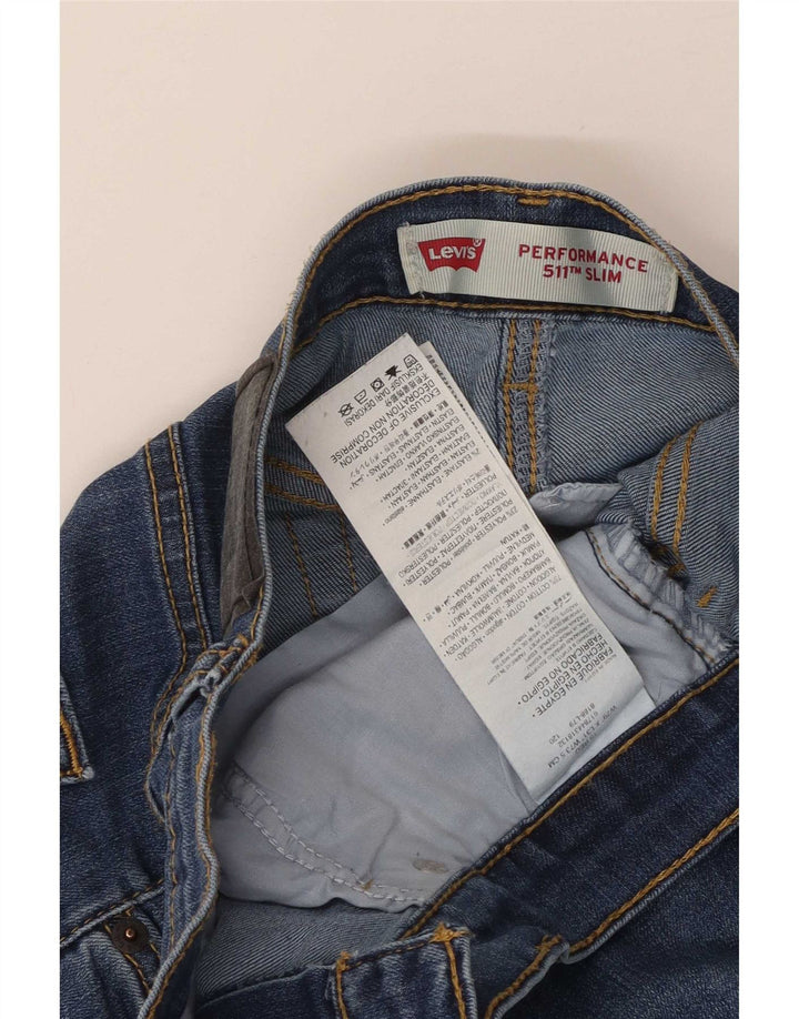 Levi's Jeans 511 slim da donna W29 L31 cotone blu