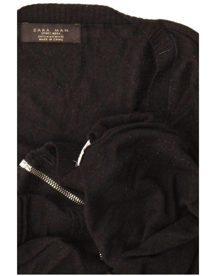Maglione cardigan da uomo Zara XL nero