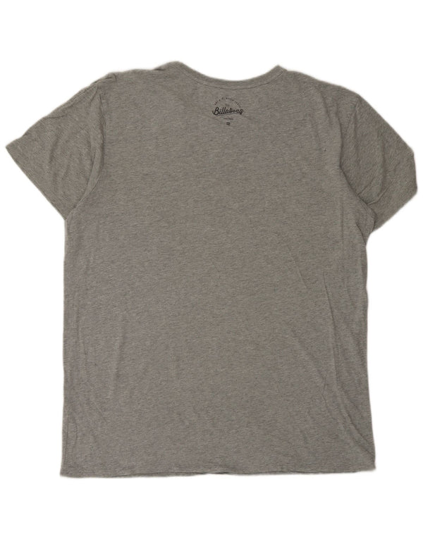Maglietta grafica slim fit da uomo Billabong XL in cotone grigio