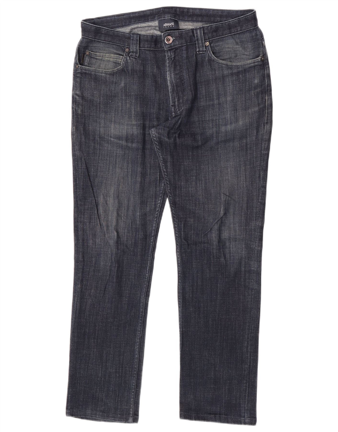 Jeans dritti da uomo Armani W33 L29 cotone blu