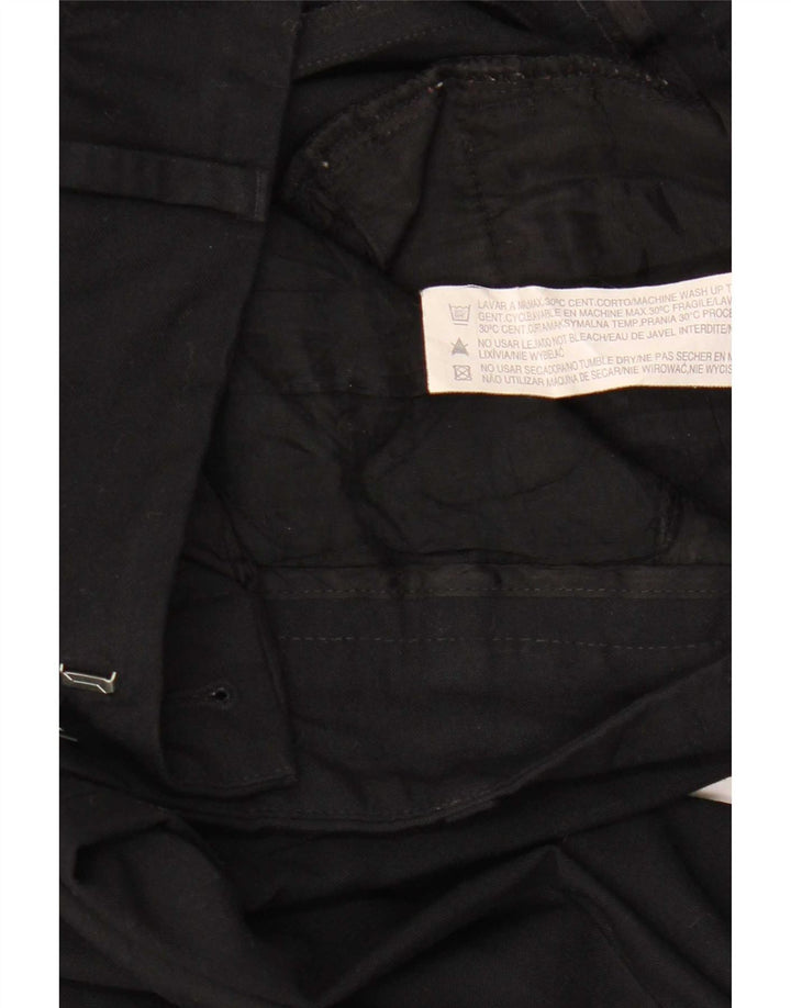 Pantaloni chino bootcut da donna Zara EU 38 Small W28 L32 poliestere nero