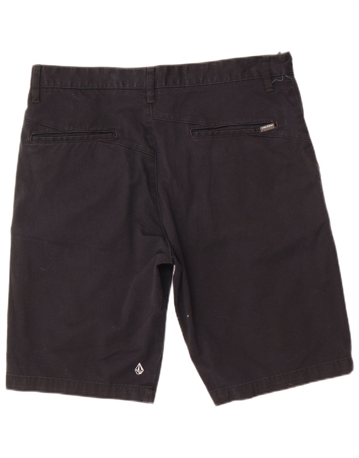 Pantaloncini chino da uomo Volcom W34 grandi in cotone nero