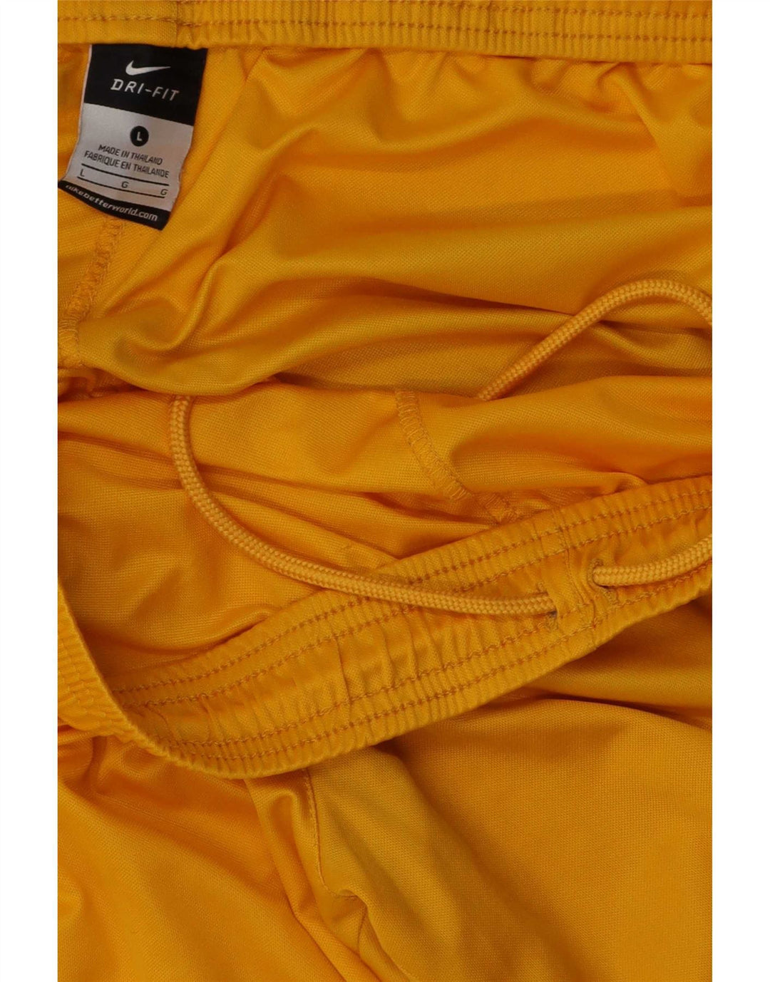 Pantaloncini sportivi Nike Dri Fit da uomo, grandi, gialli, in poliestere
