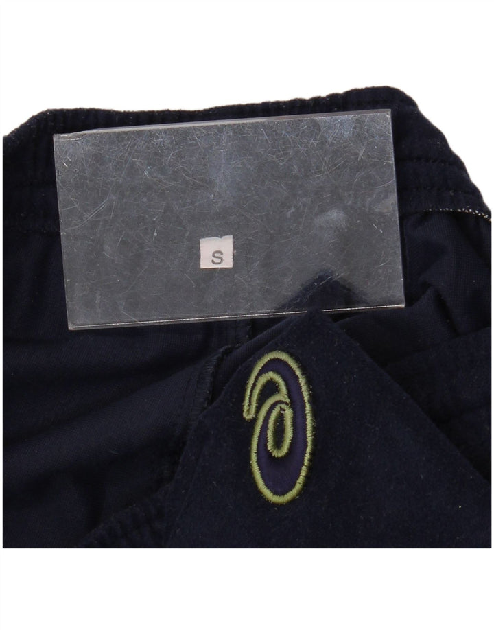 Pantaloni da tuta in velluto da uomo ASICS Small Blu Navy